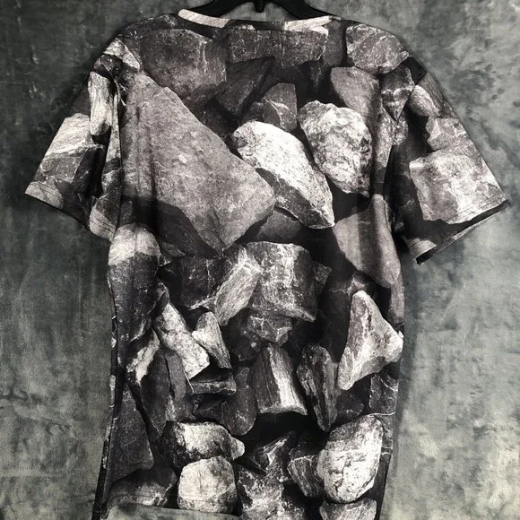 Forever 21 Men’s Shirt Size Adult 2X Large 2/Men T-Shirt Black/Gray - Picture 8 of 8